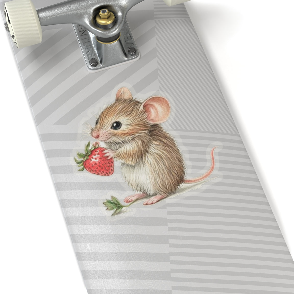 Mouse with Strawberry Sticker