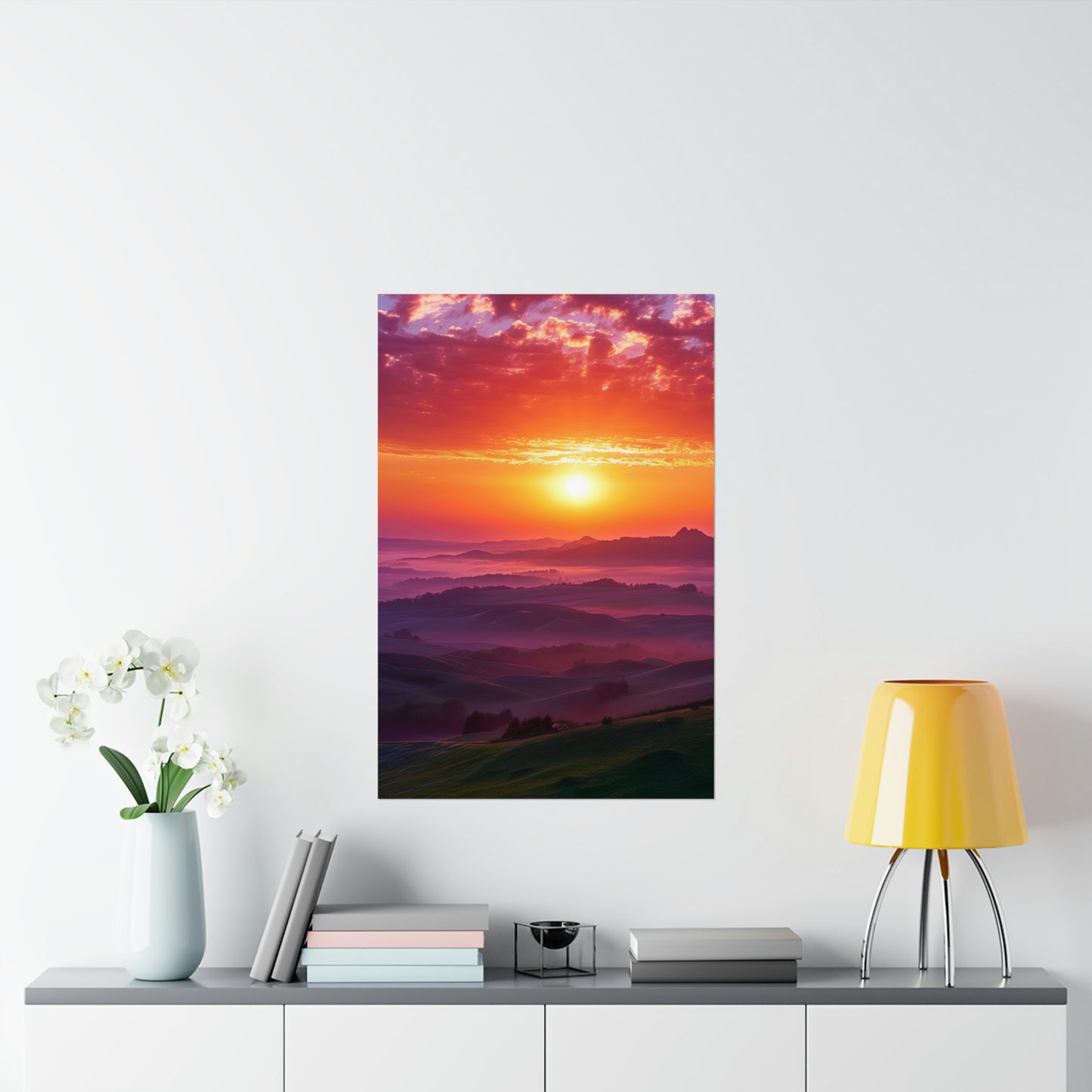 Scenic Sunset Poster