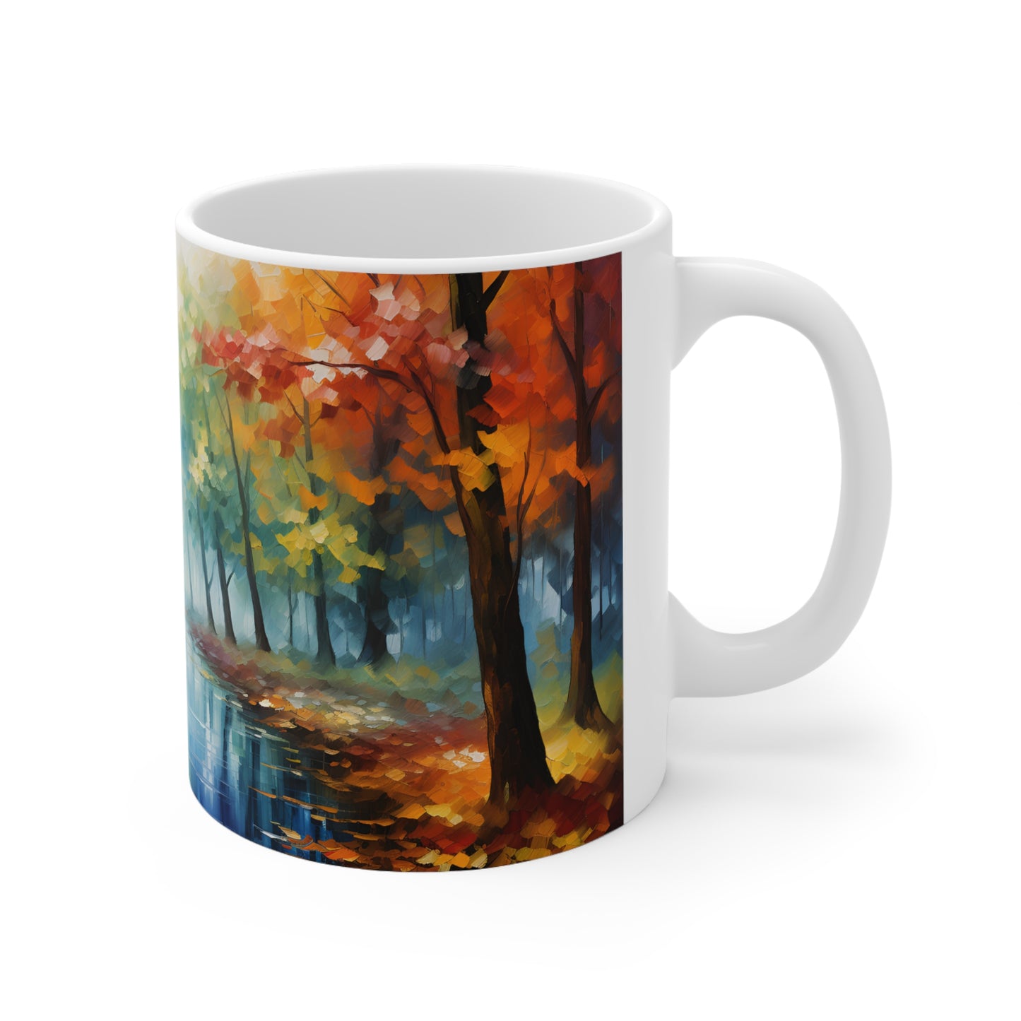 Colorful Wooded Path Mug