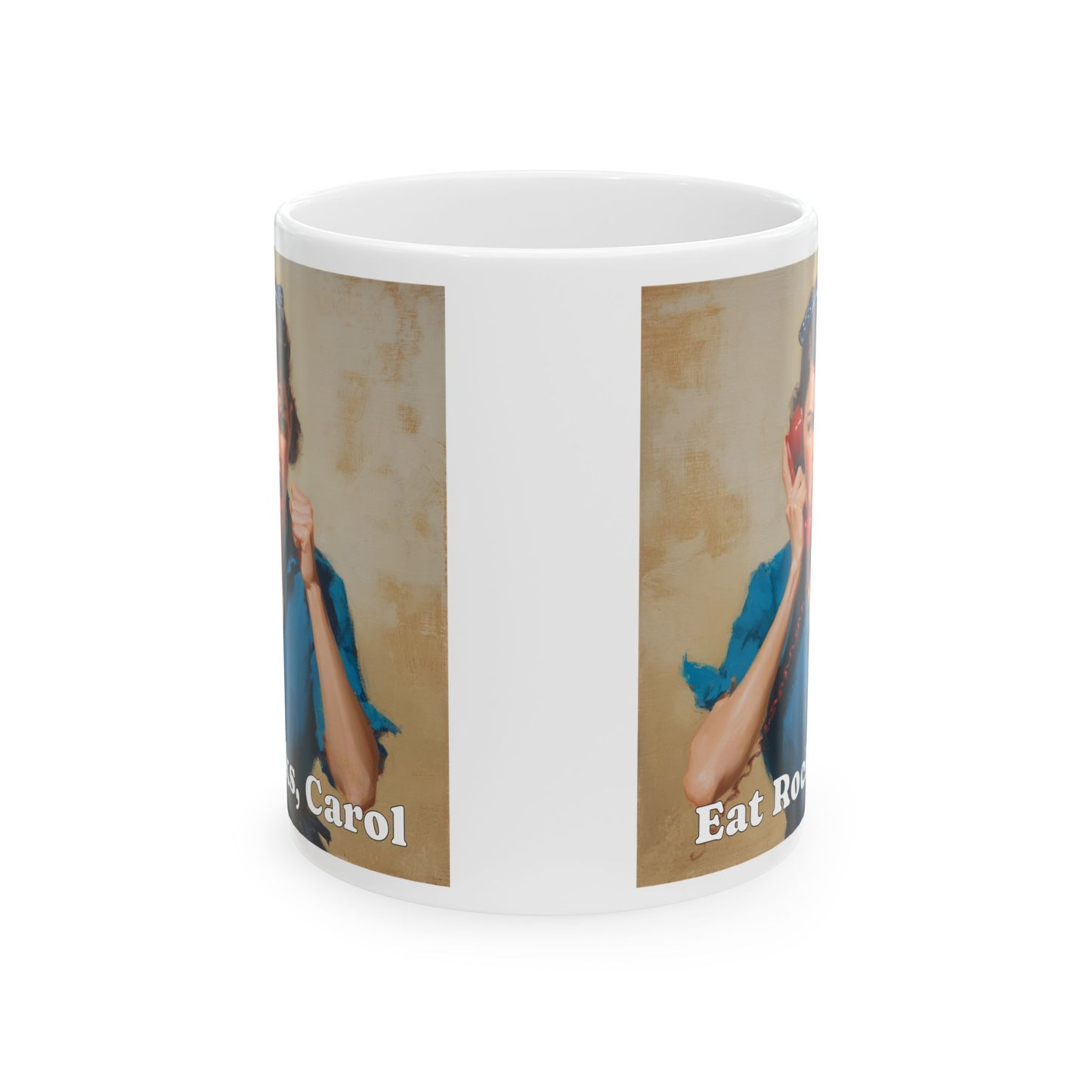 Eat Rocks, Carol Mug