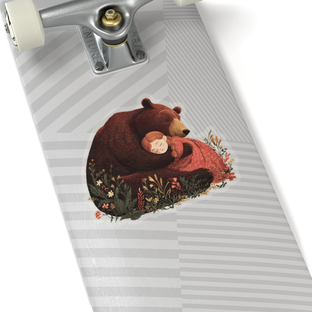 Little Girl and The Bear Sticker