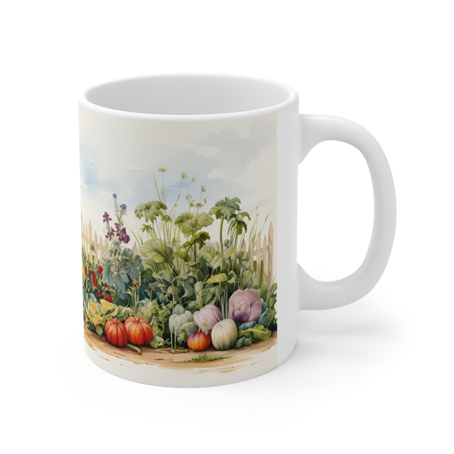 Veggie Garden Mug - 11pz Ceramic Mug