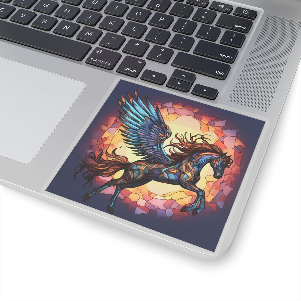 Stained Glass Pegasus Sticker
