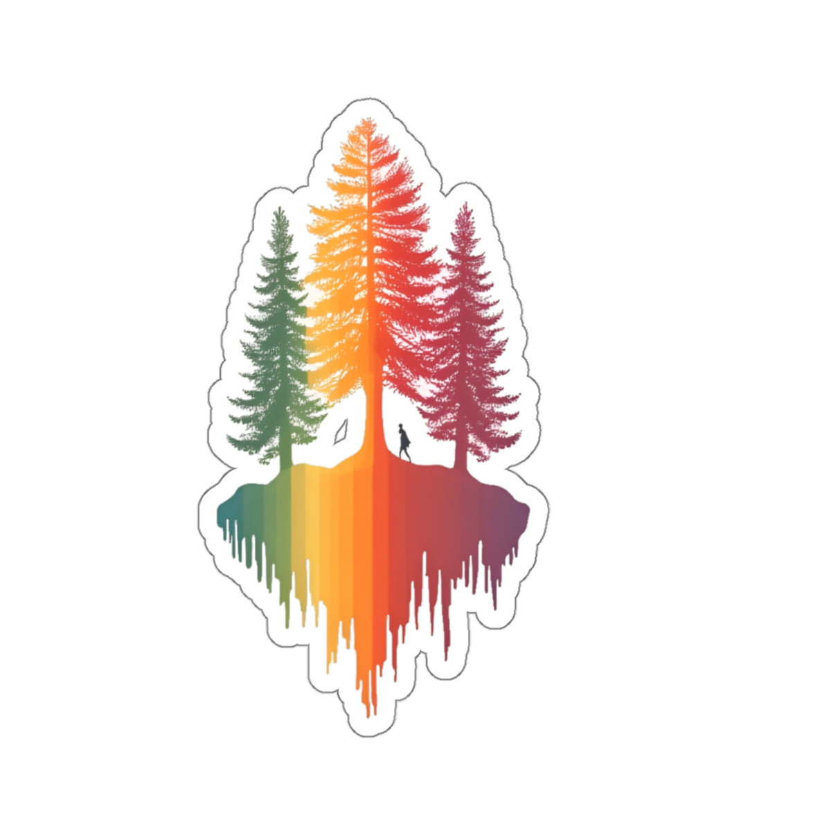 Colorful Woods Sticker