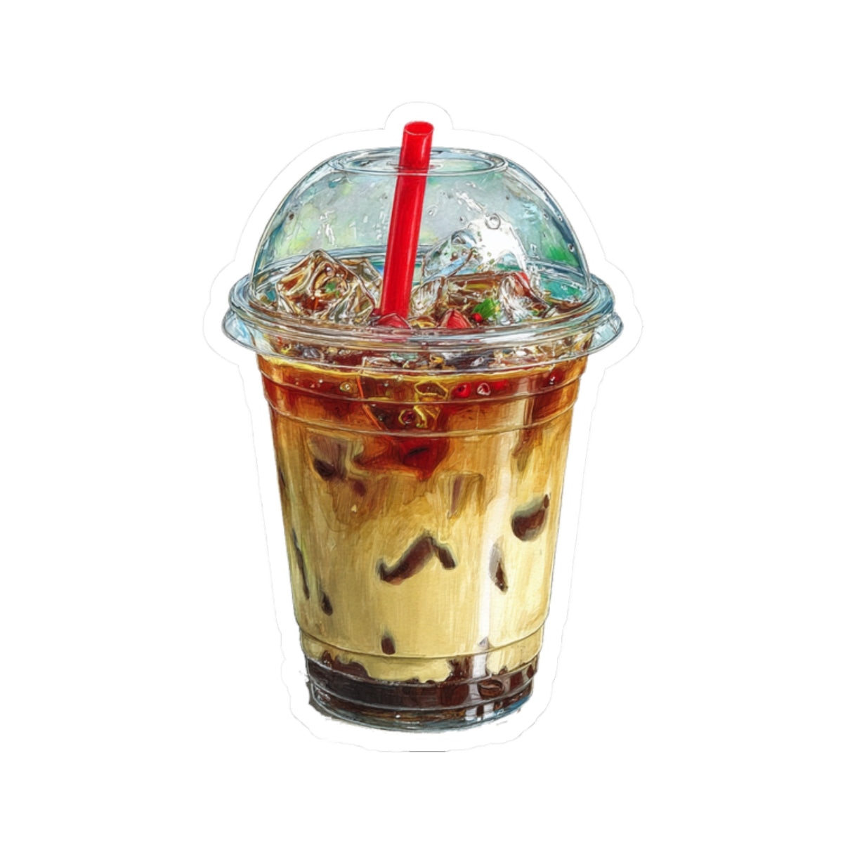 Iced Coffee Sticker
