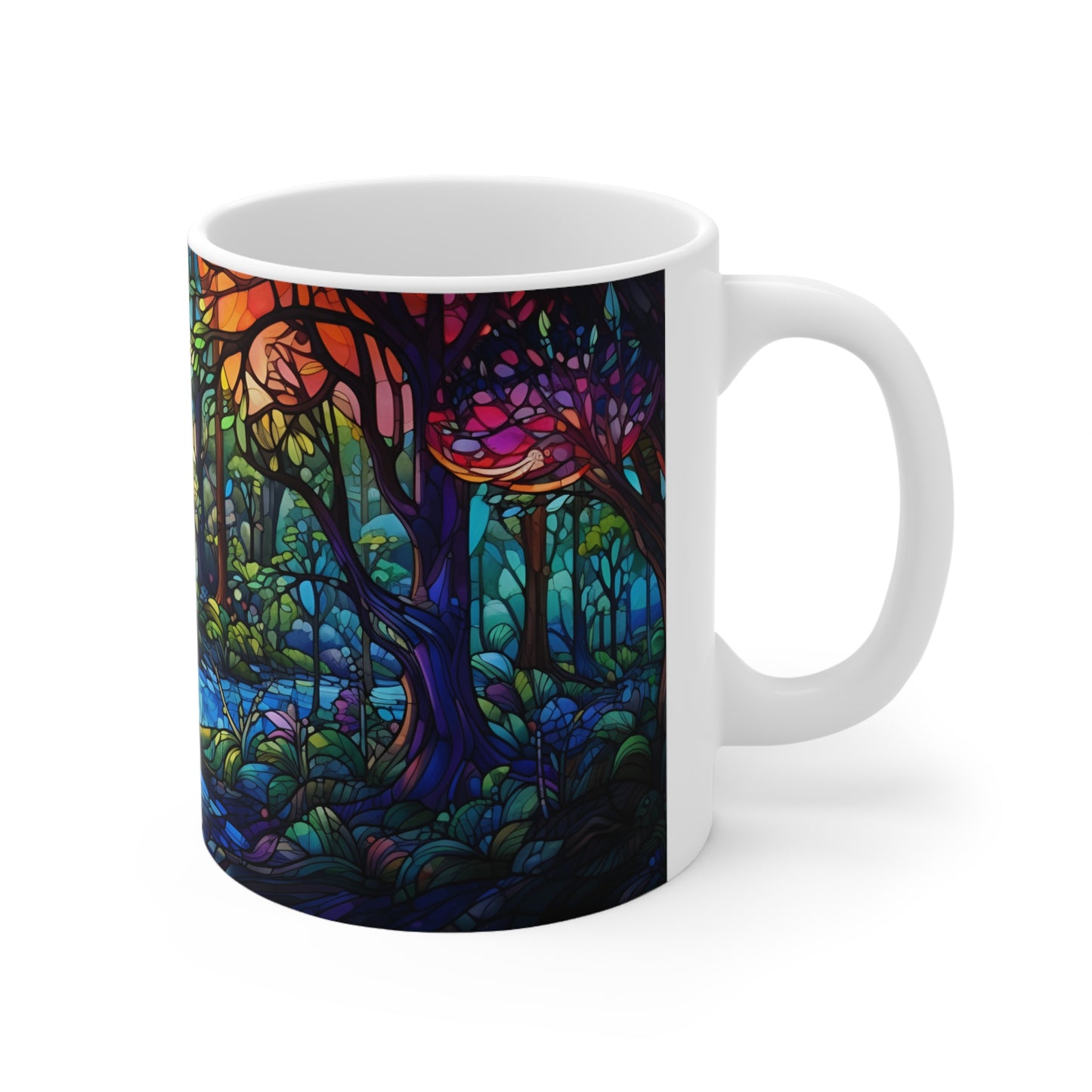 Stained Glass Garden Mug