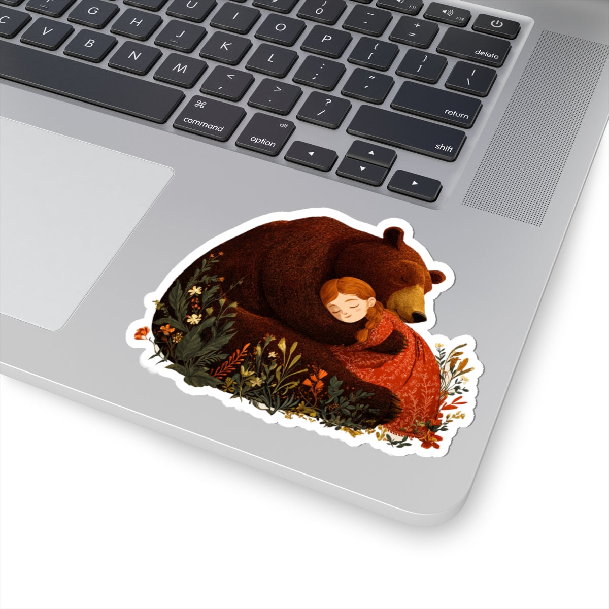 Little Girl and The Bear Sticker