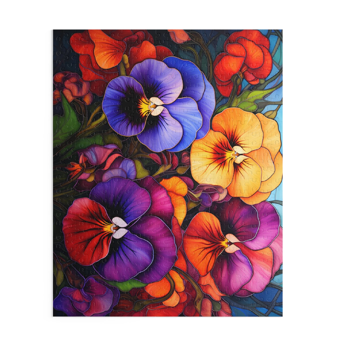 Pansies Puzzle (252 or 500-Piece)