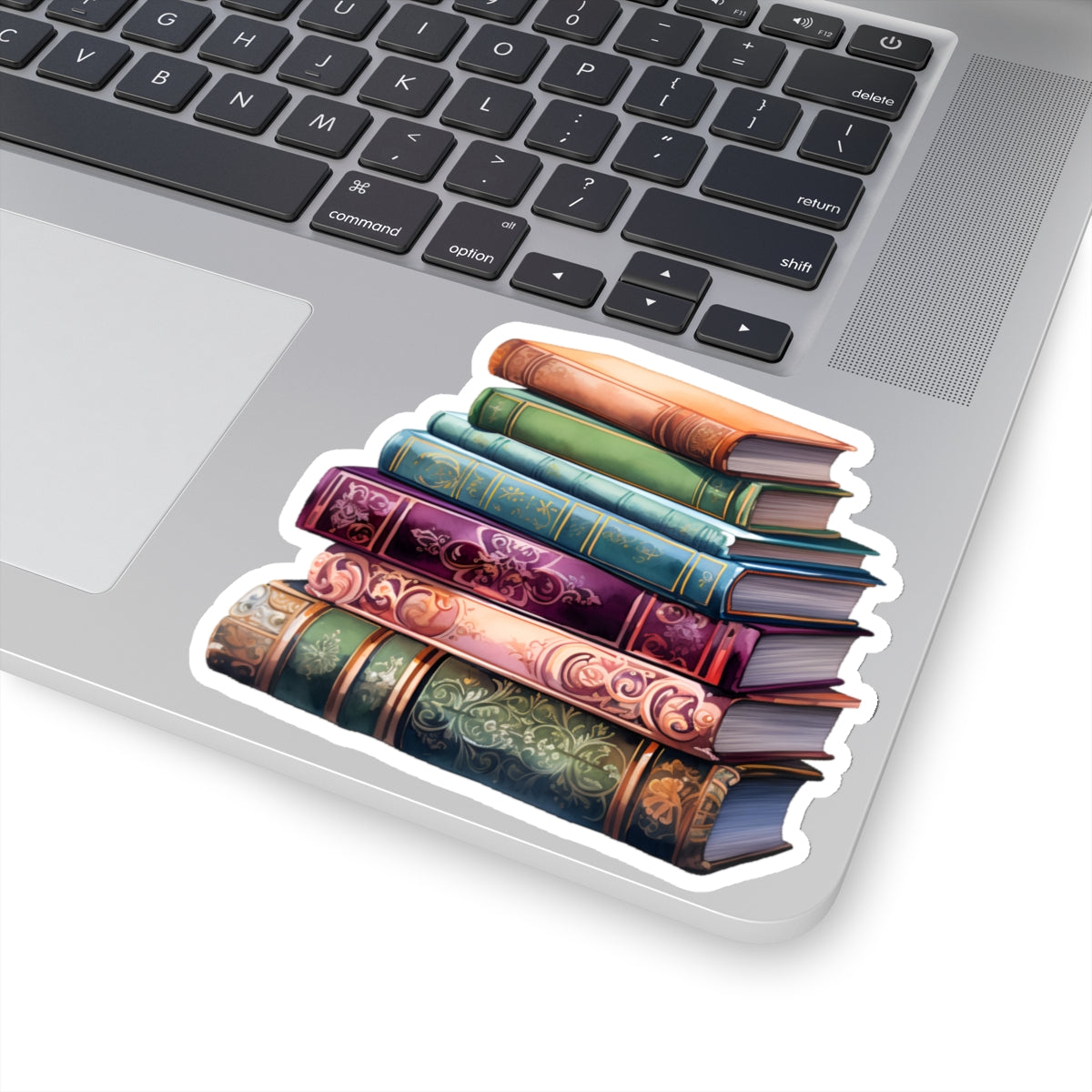 Book Stack Sticker