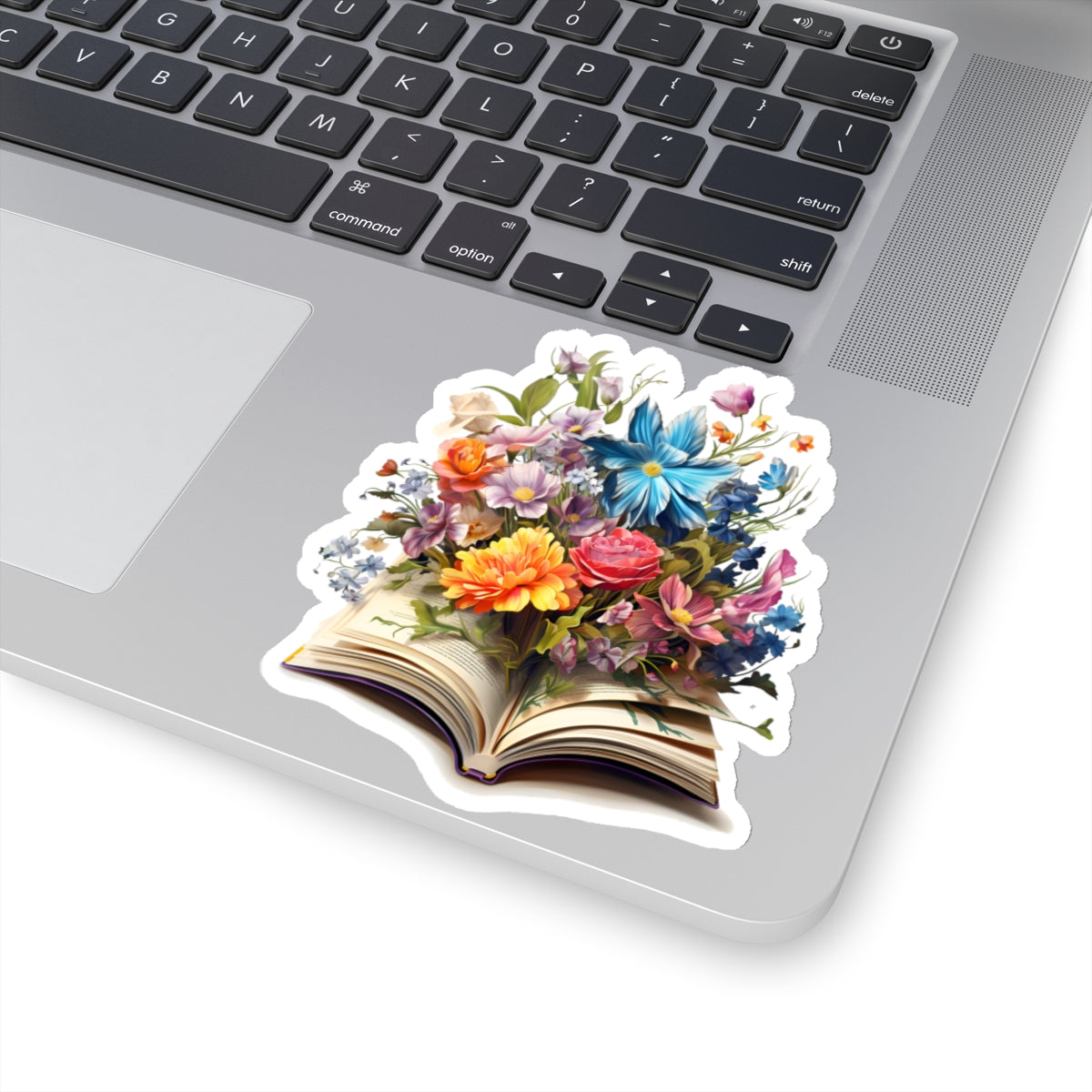 Floral Book Sticker