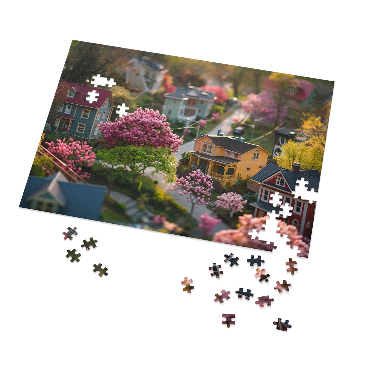Tilt-Shift Town Jigsaw Puzzle ( 500,1000-Piece)