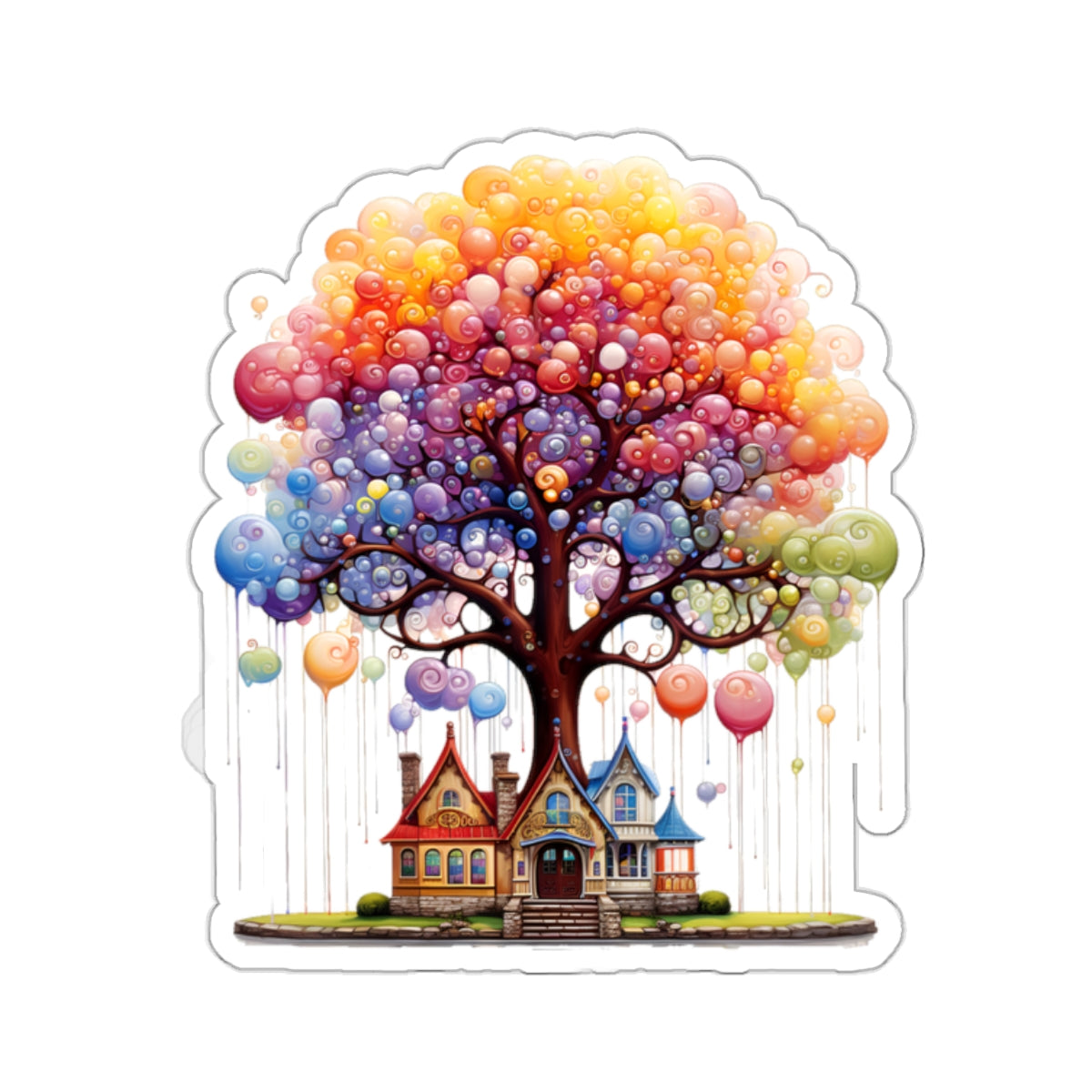 Bubble Tree Sticker