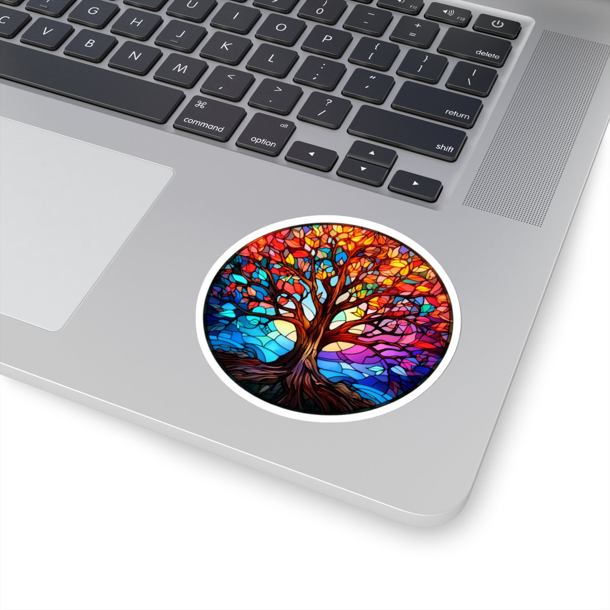 Stained Glass Tree Sticker