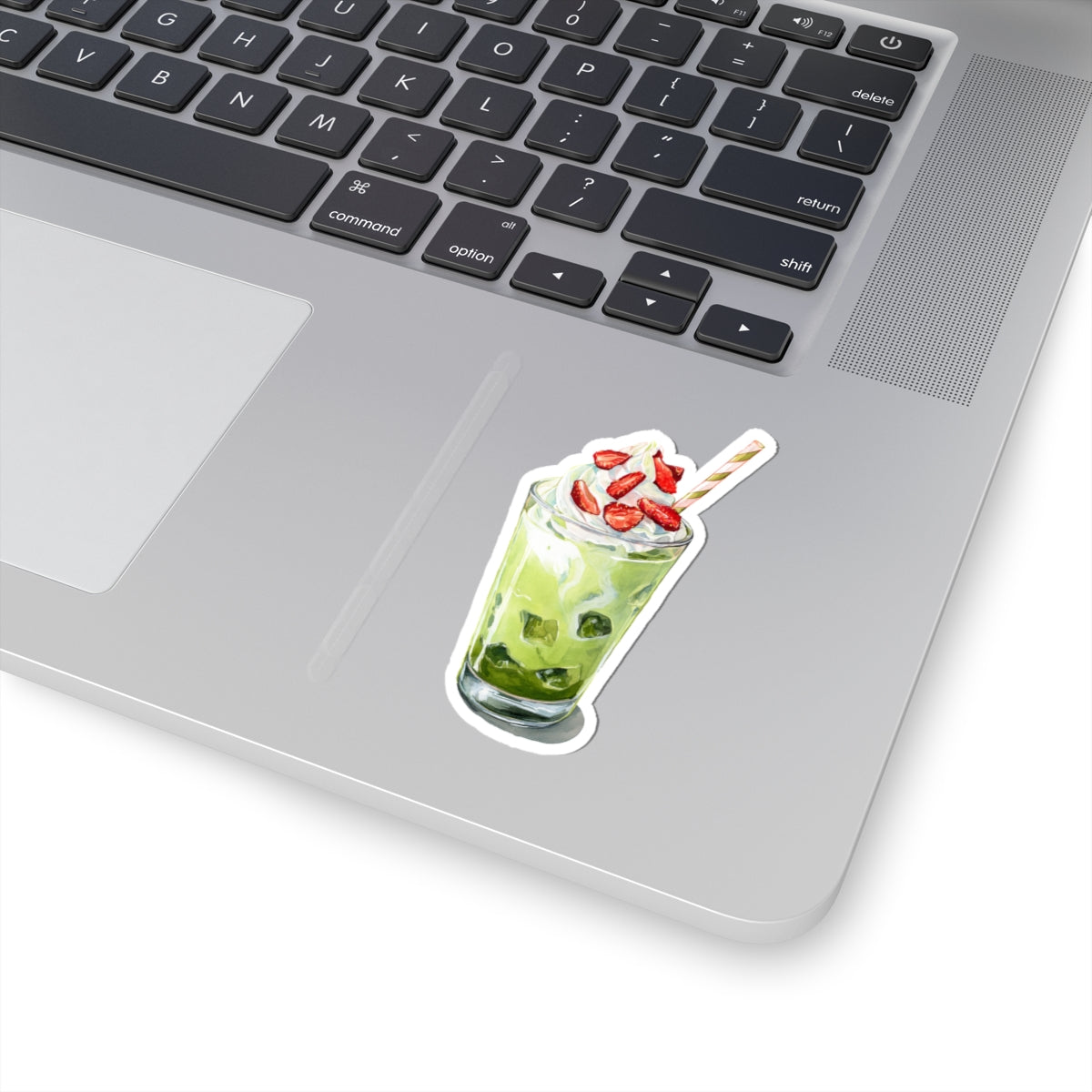 Strawberry Matcha Drink Sticker