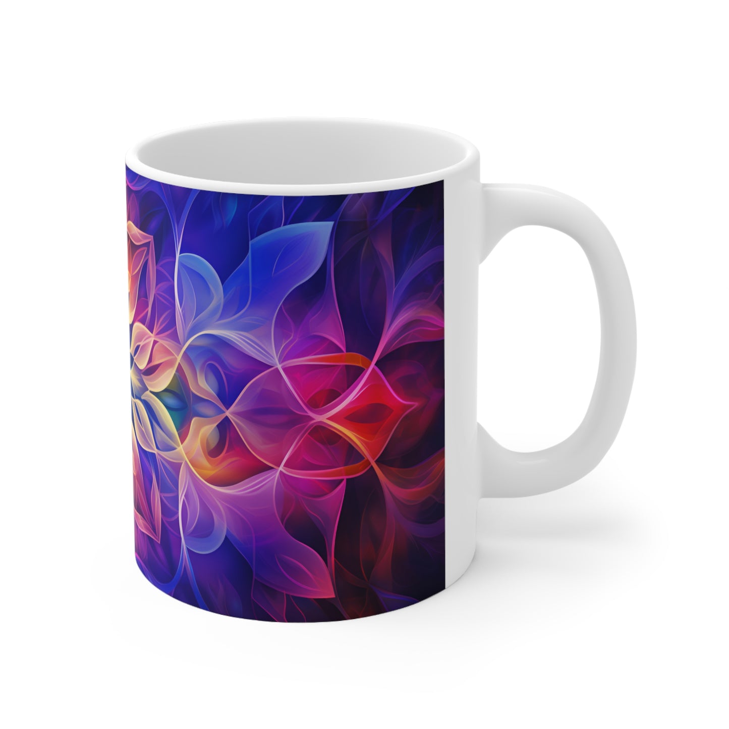 Rainbow Kaleidescope Design Mug