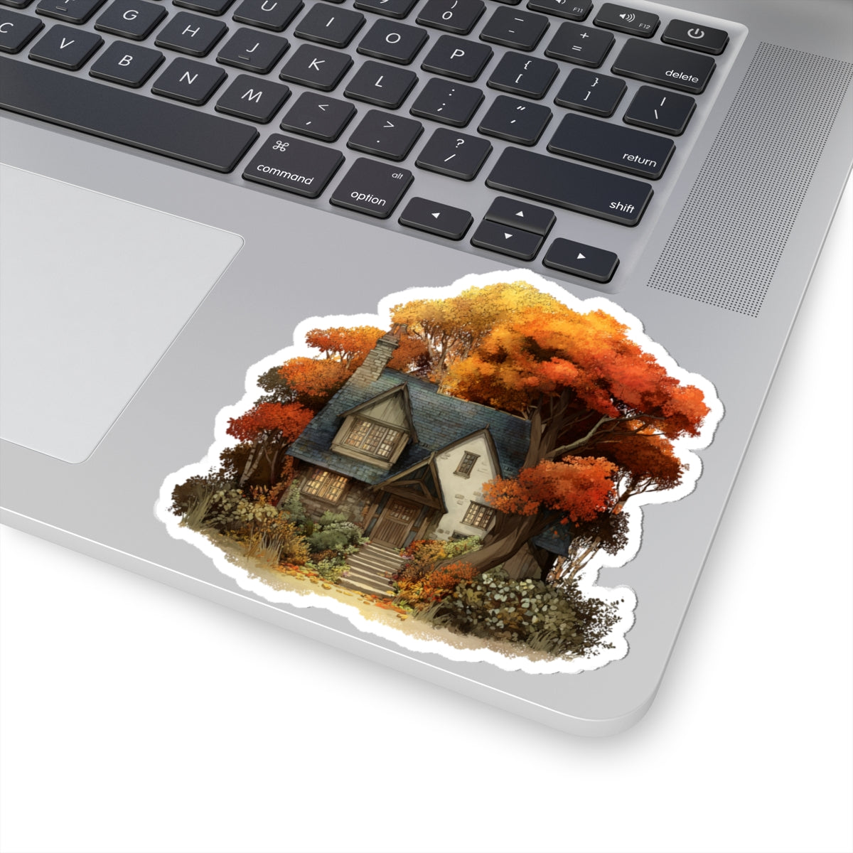 Autumnal Cottage Sticker