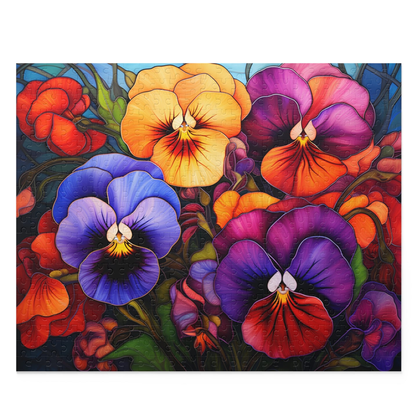 Pansies Puzzle (252 or 500-Piece)