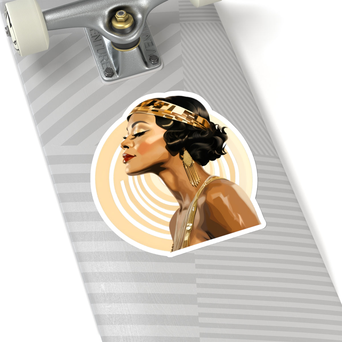Art Deco Black Woman Sticker