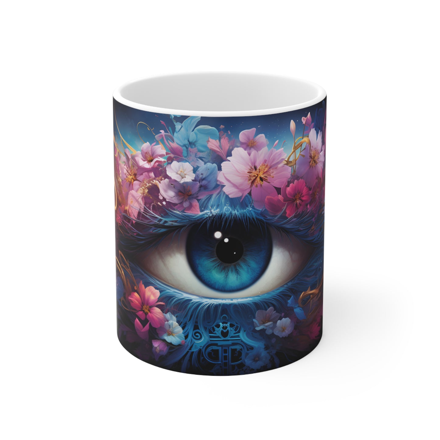 Surreal Eye Mug - 11 oz Ceramic Mug -