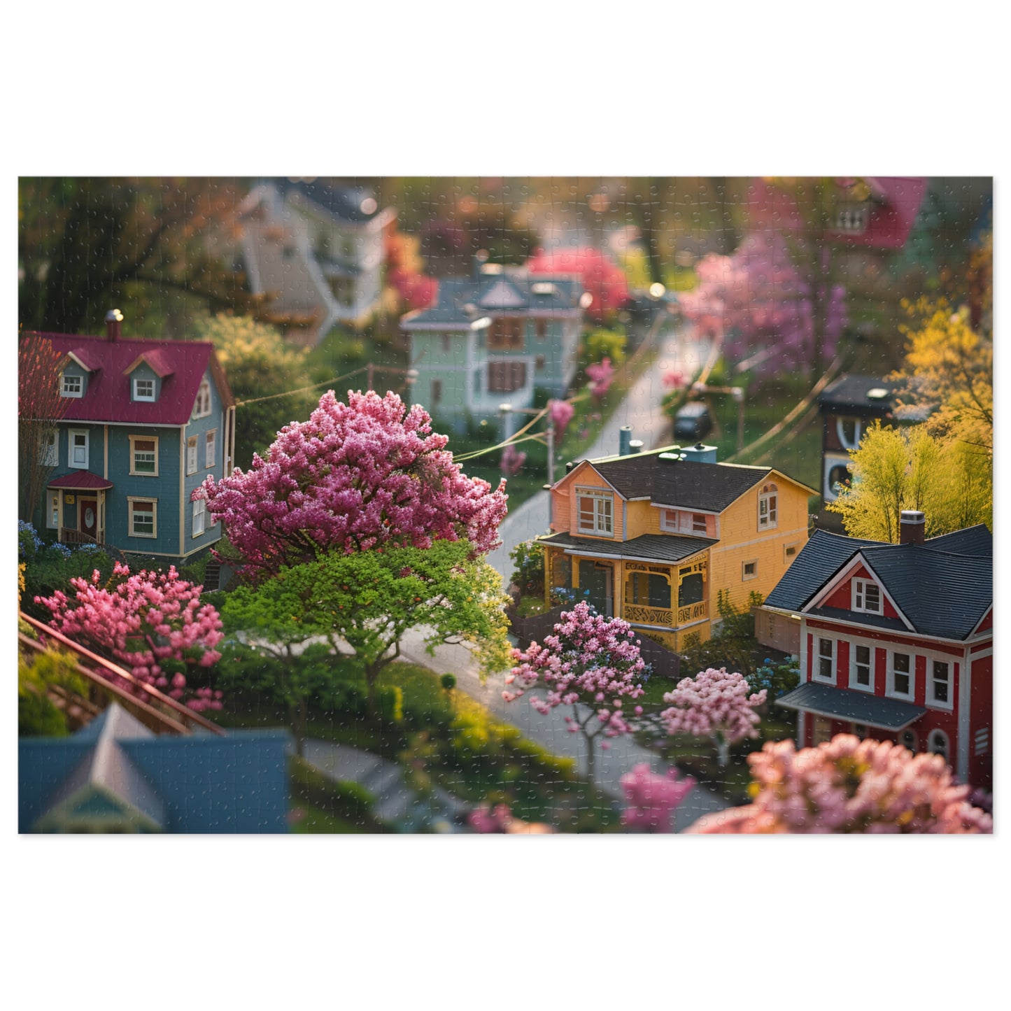 Tilt-Shift Town Jigsaw Puzzle ( 500,1000-Piece)