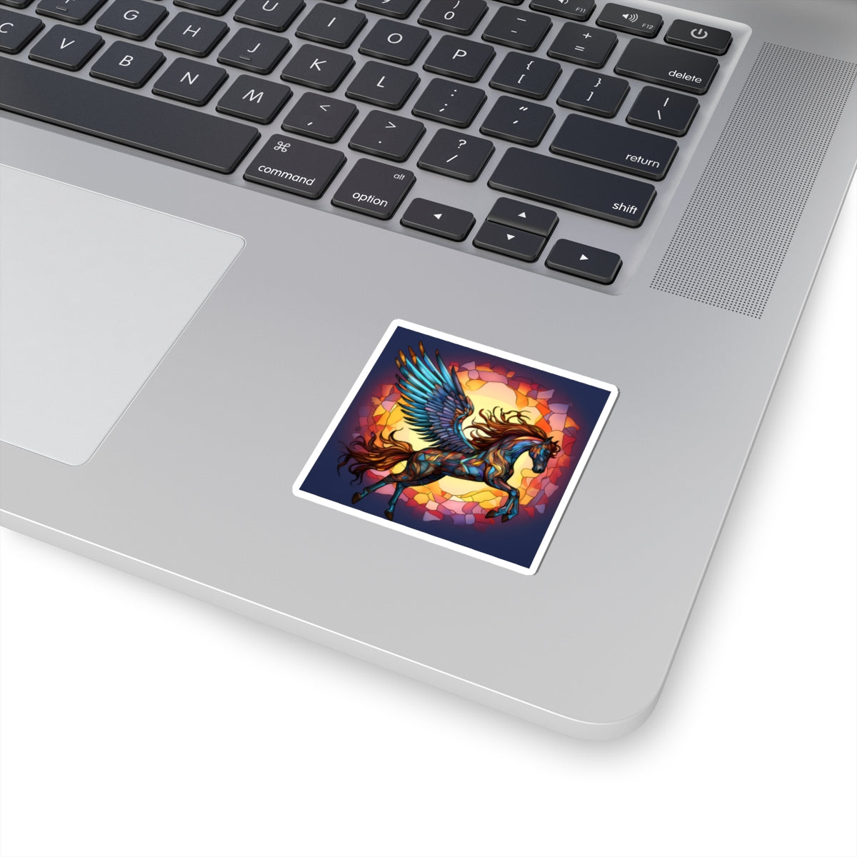 Stained Glass Pegasus Sticker
