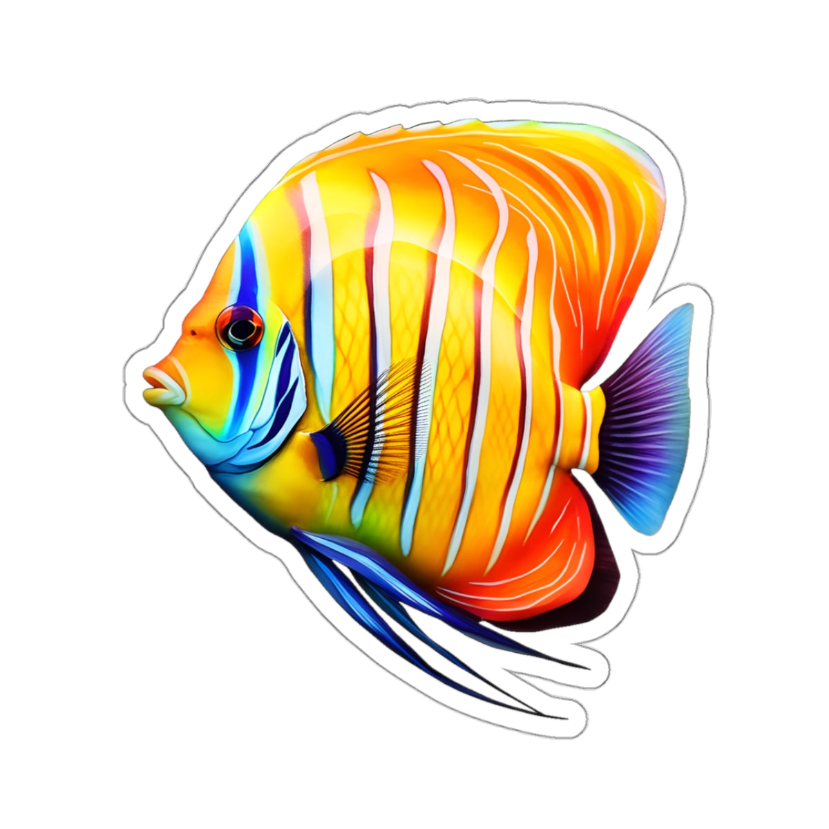 Tropical Fish Sticker