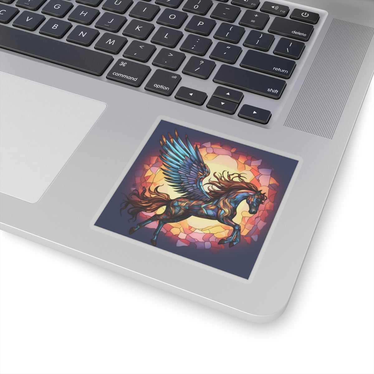 Stained Glass Pegasus Sticker