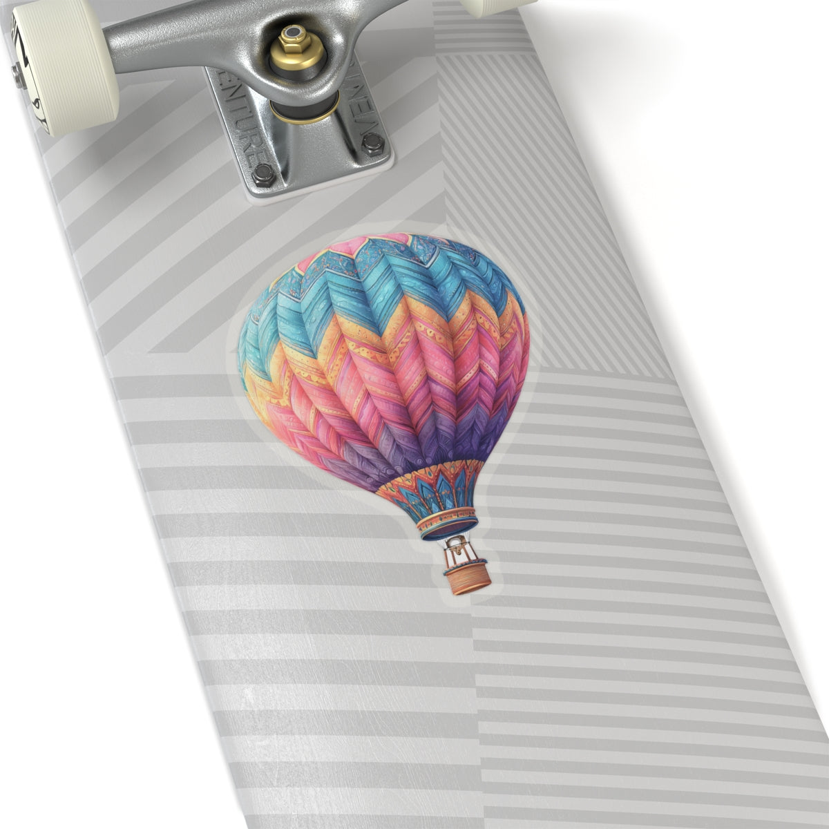 Colorful Hot Air Balloon Sticker