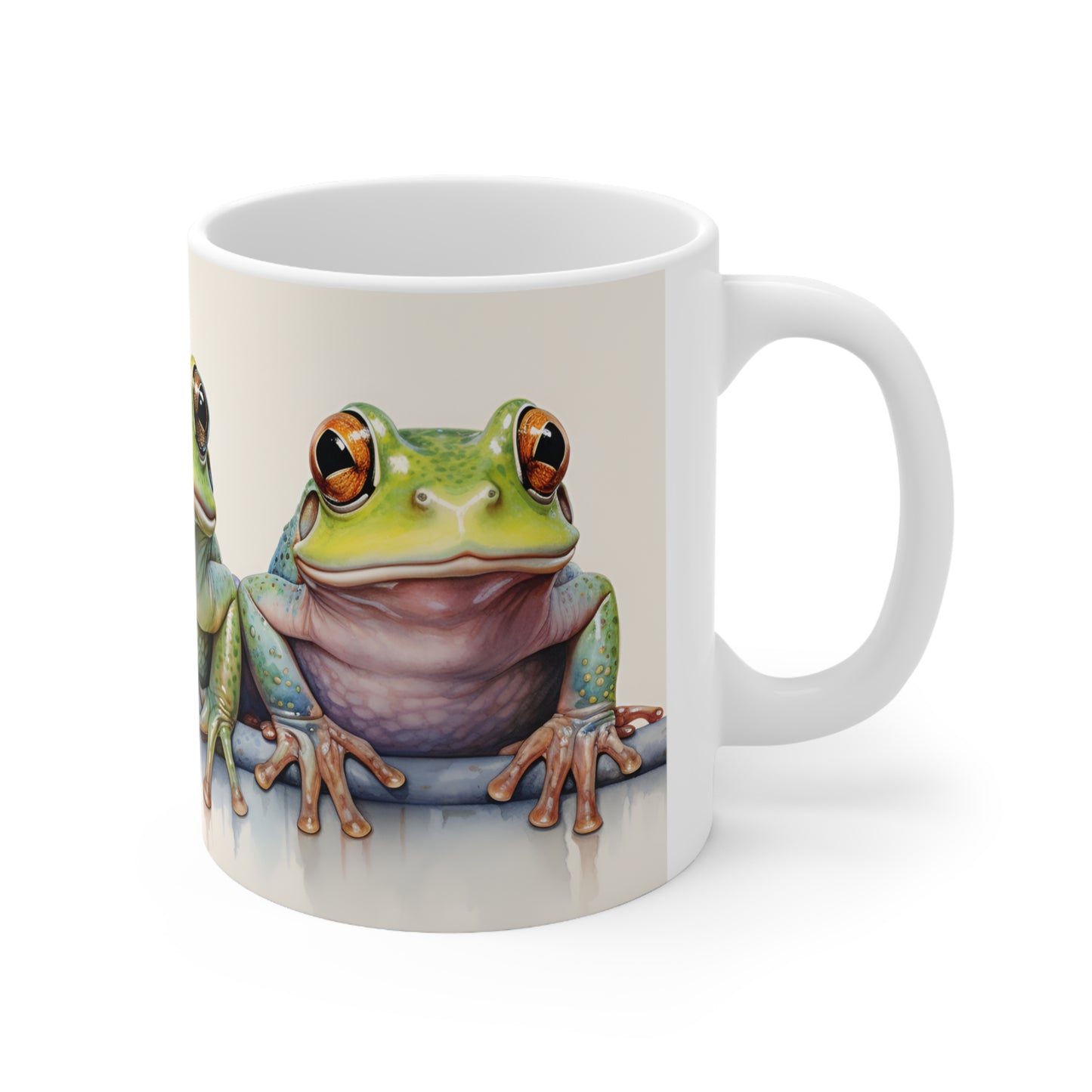 Three Frogs Mug