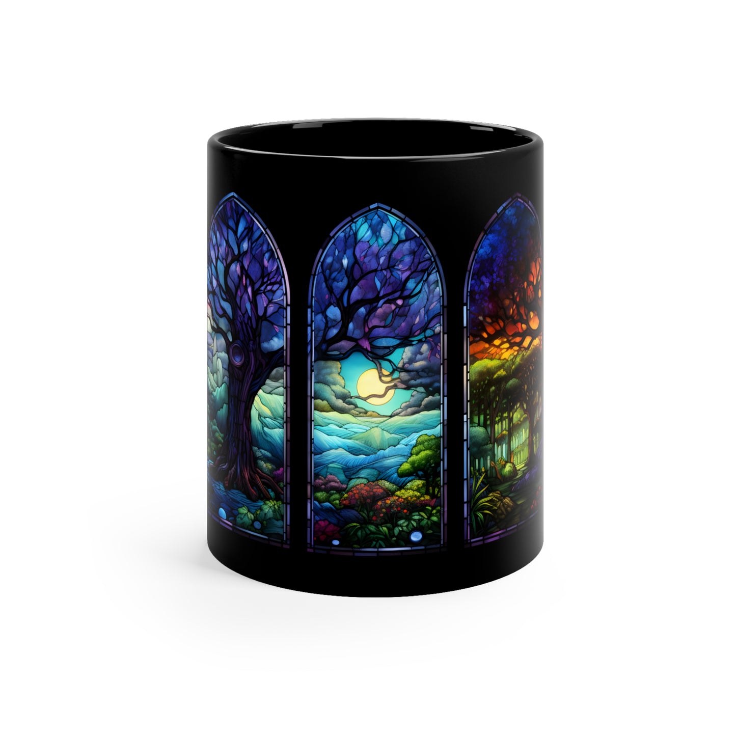 Stained Glass Panels Mug