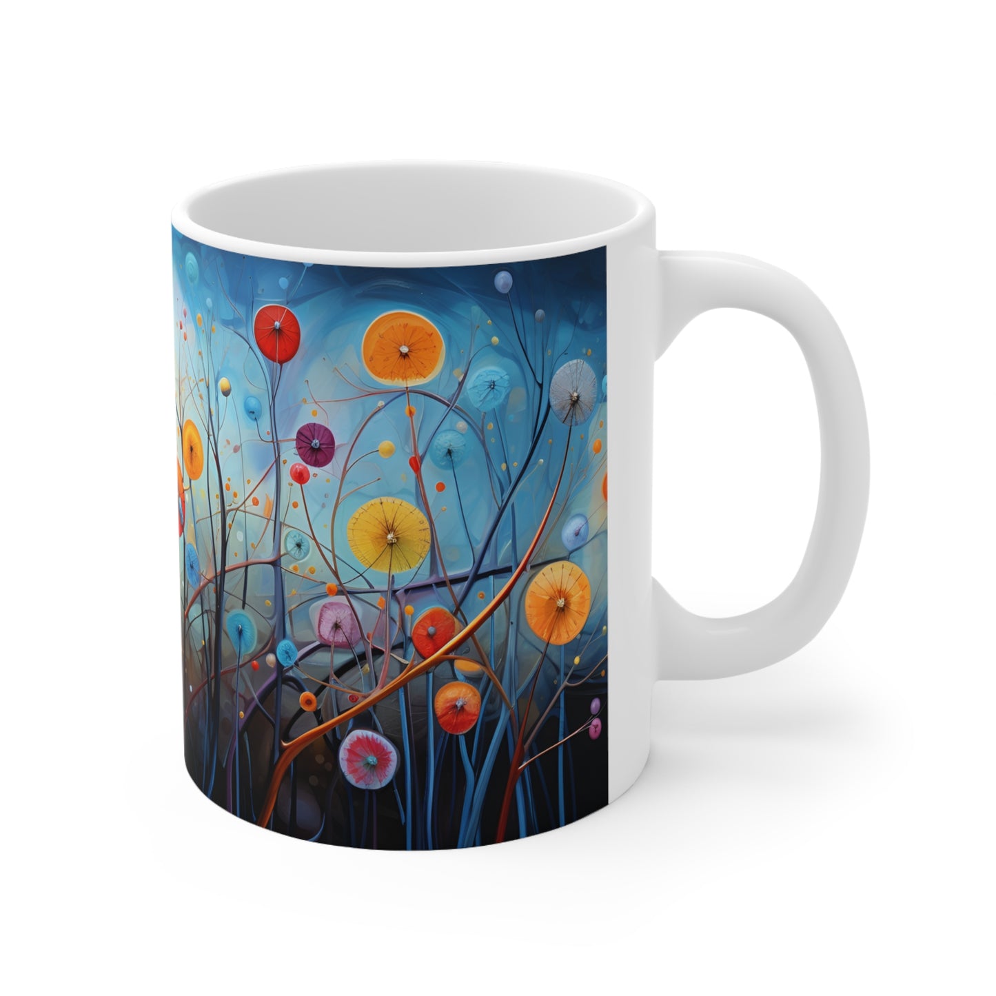 Dandelion Dreams Mug - 11pz Ceramic Mug - Sea Siren Mug