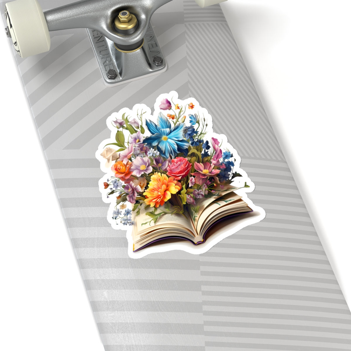 Floral Book Sticker