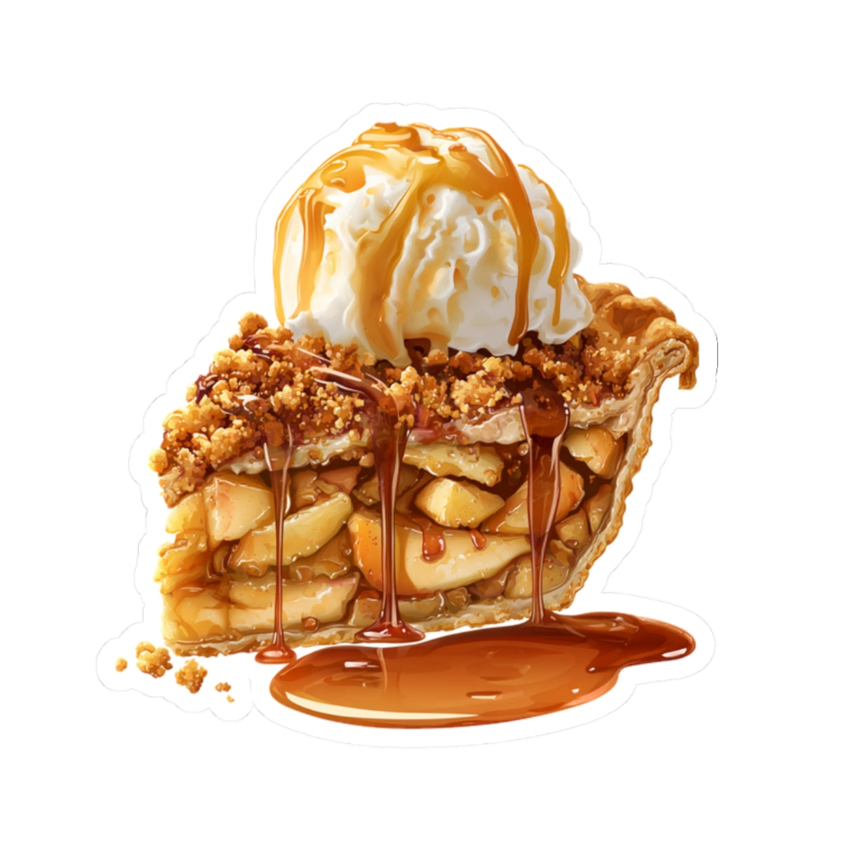Apple Pie A la Mode Sticker