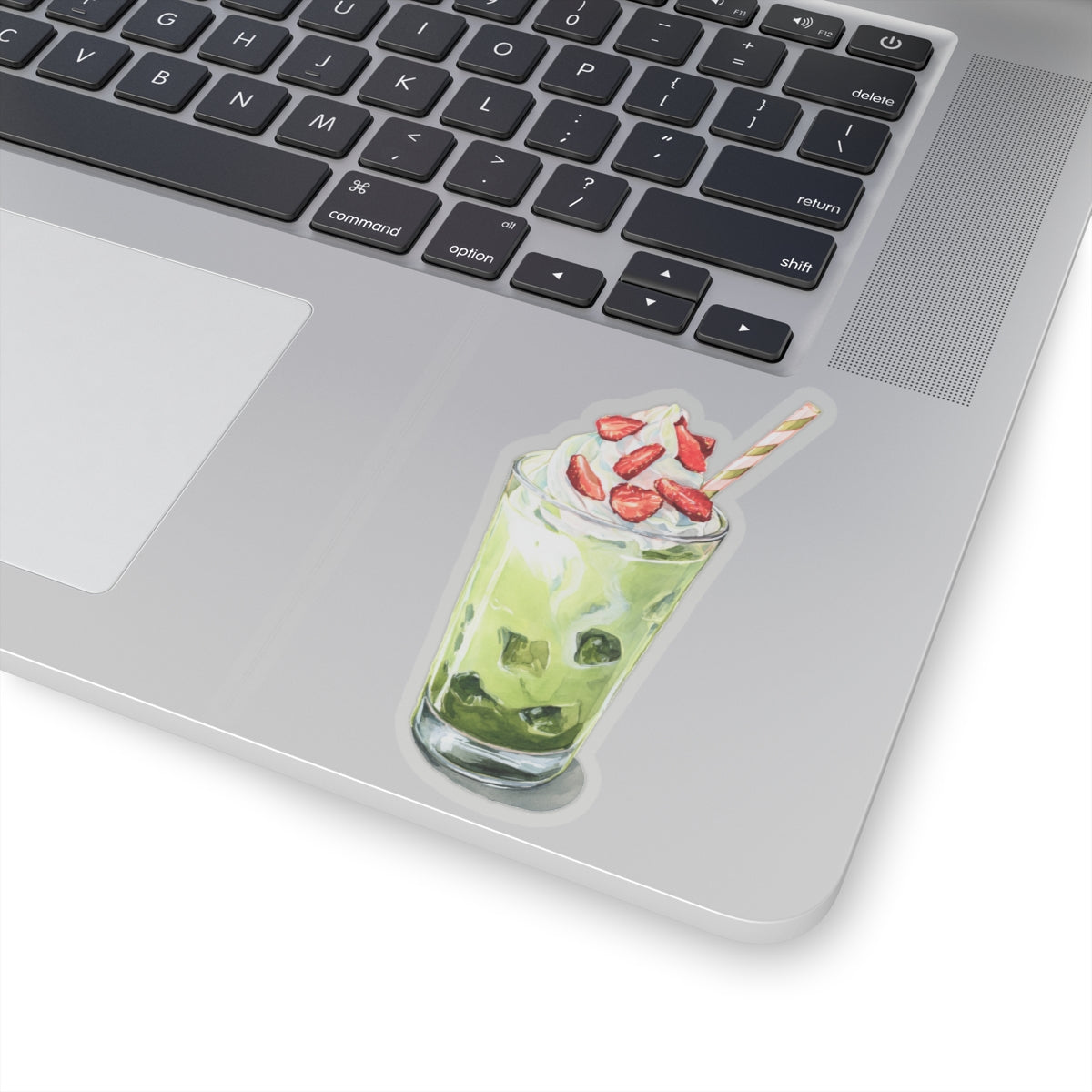 Strawberry Matcha Drink Sticker