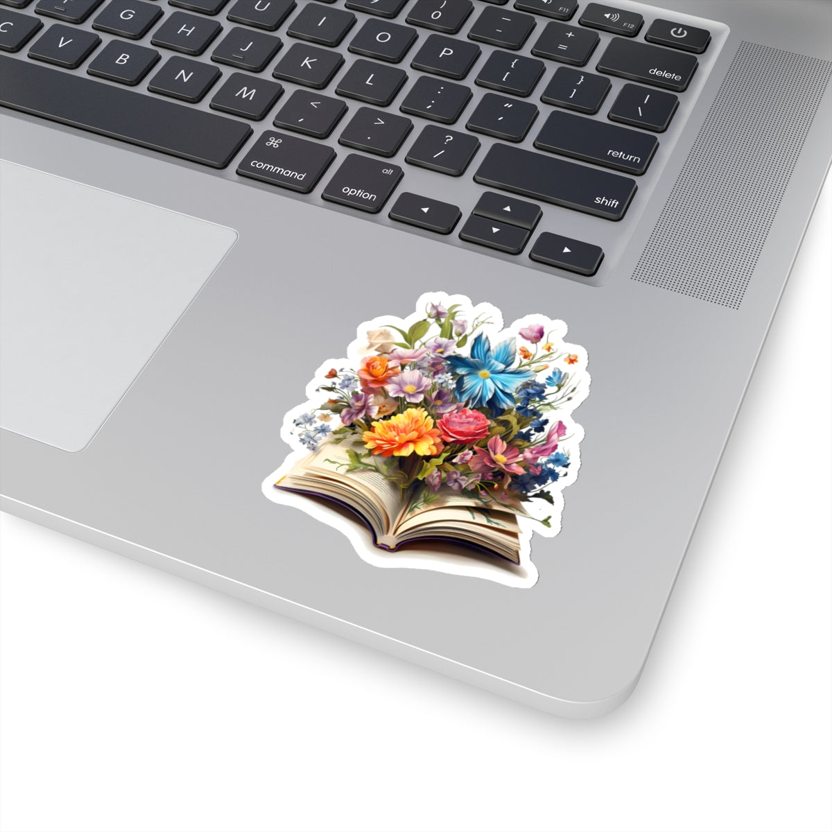 Floral Book Sticker
