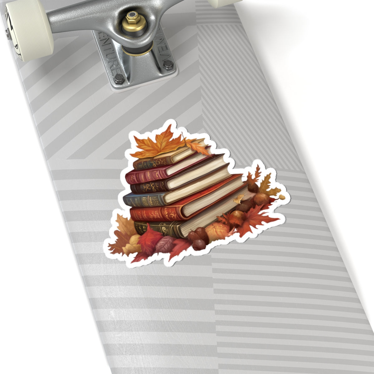 Autumnal Book Stack Sticker