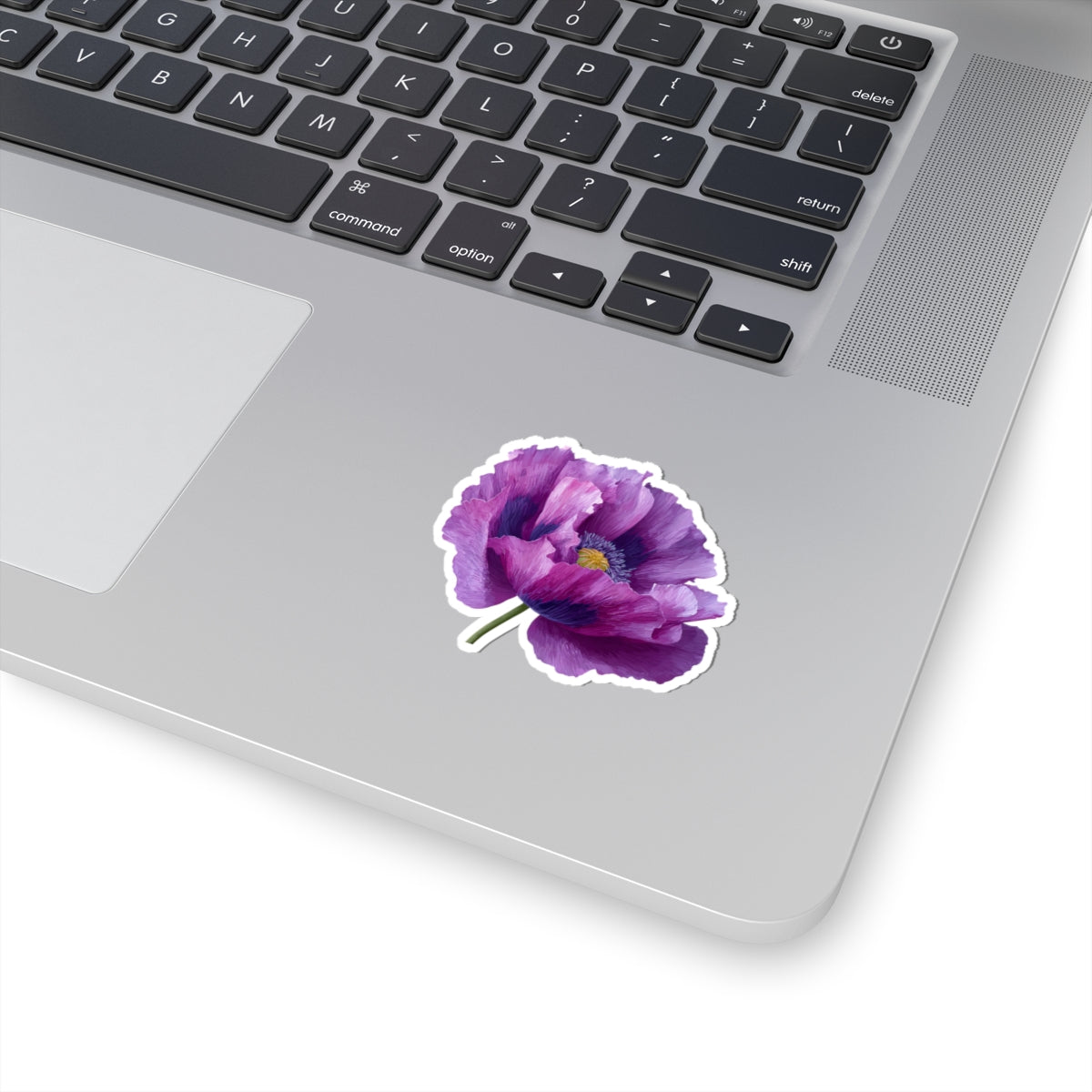 Purple Poppy Sticker