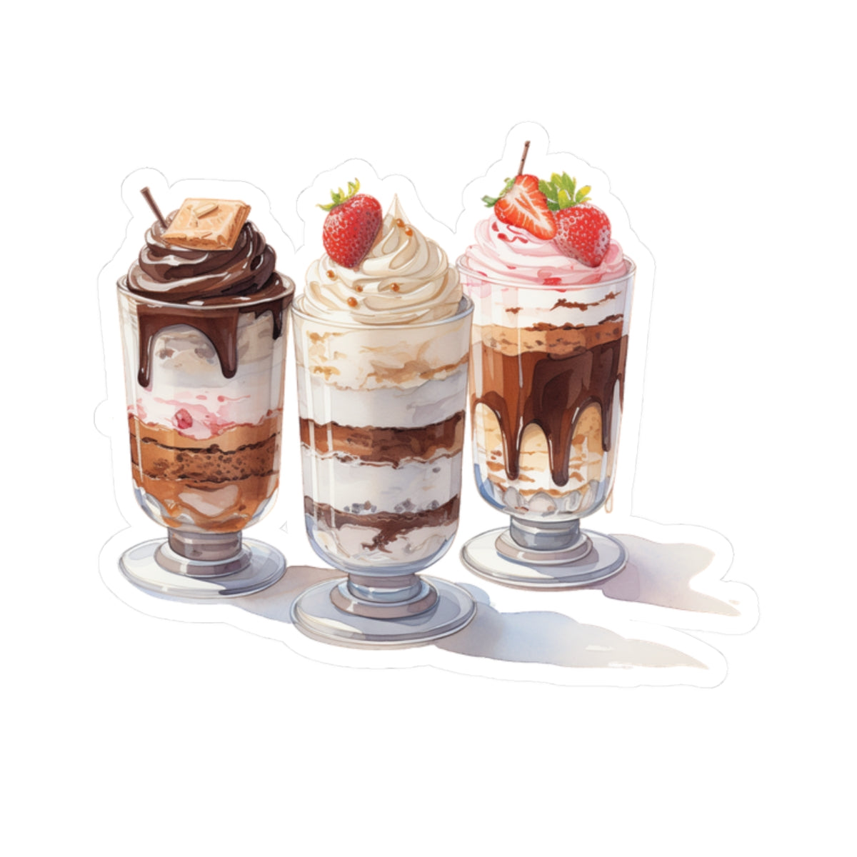 Dessert Trio Sticker