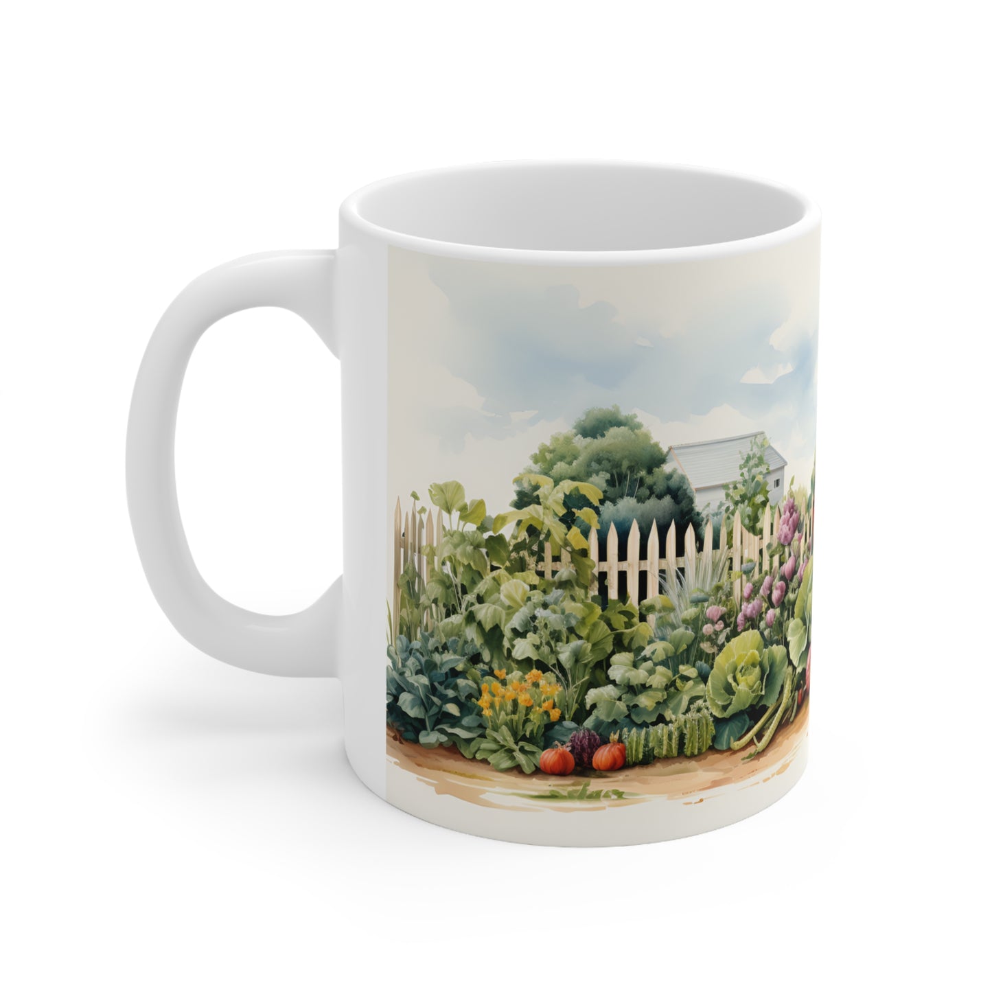 Veggie Garden Mug - 11pz Ceramic Mug
