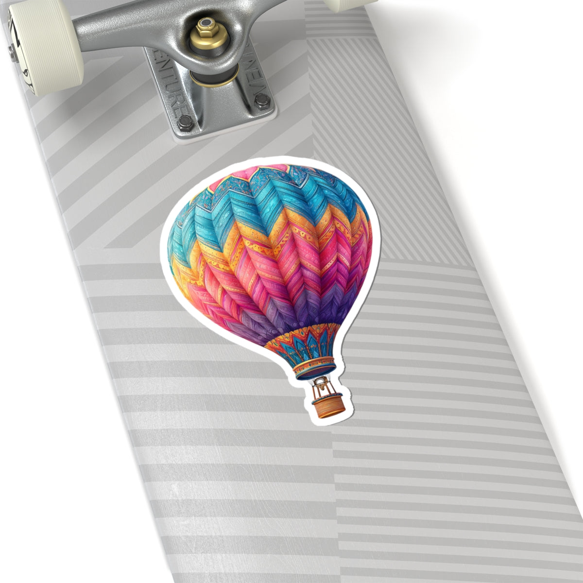 Colorful Hot Air Balloon Sticker