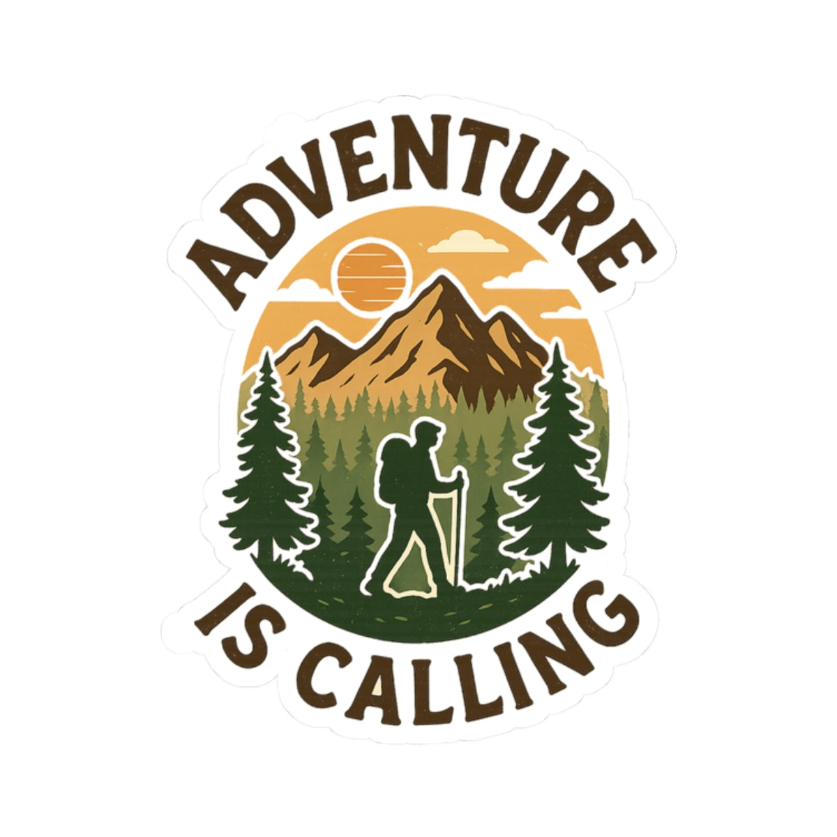 Adventure is Calling Sticker