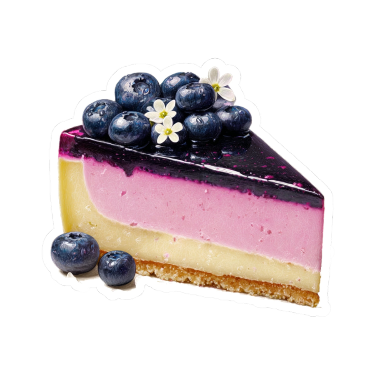 Blueberry Cheesecake Sticker