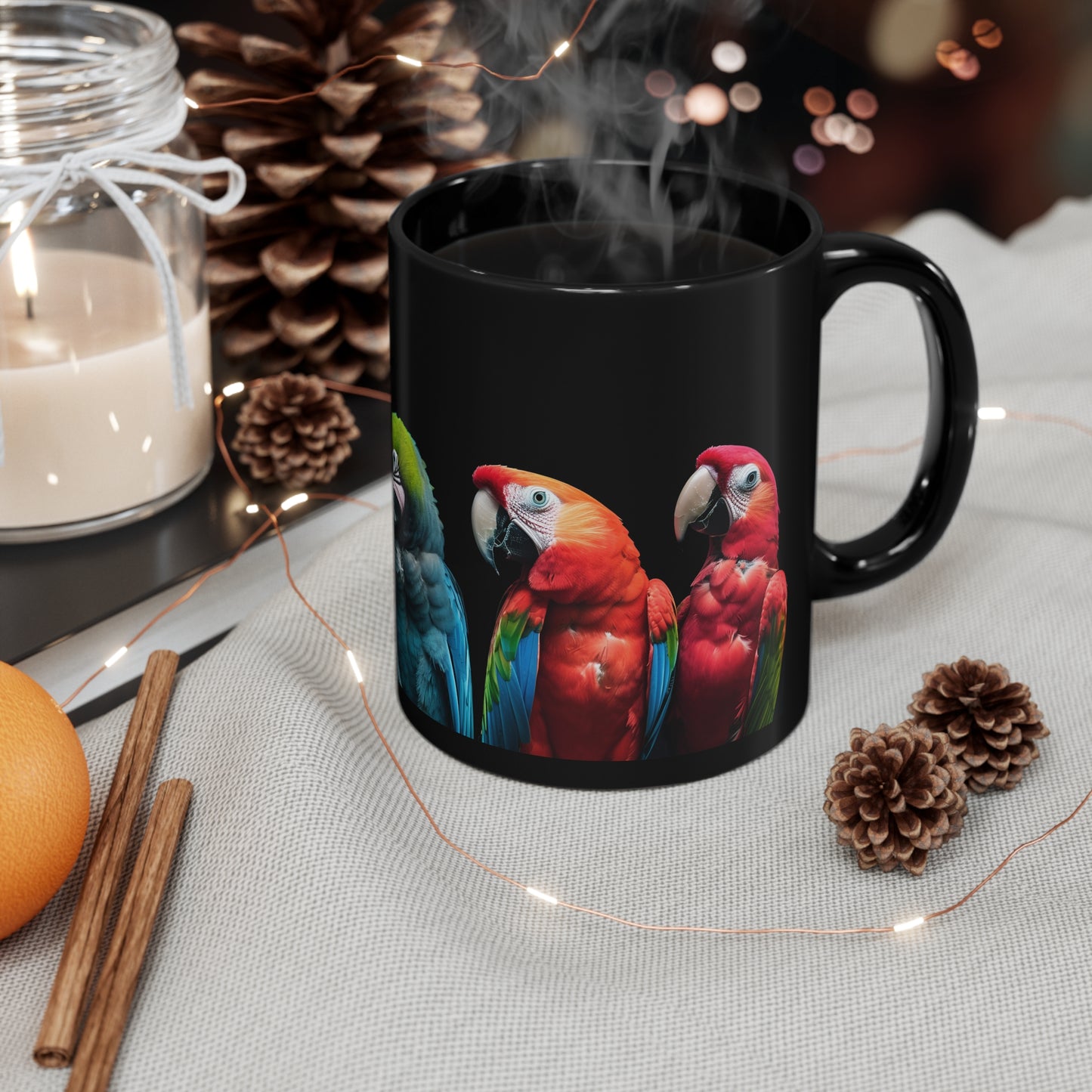 Bright Parrots Mug