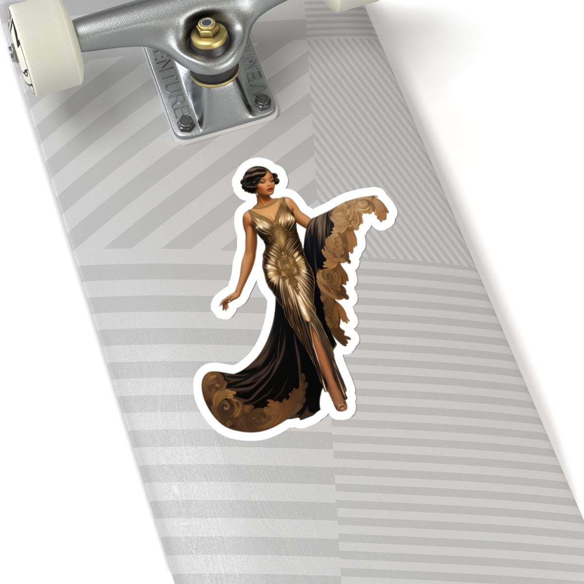 Art Deco Black Woman Sticker