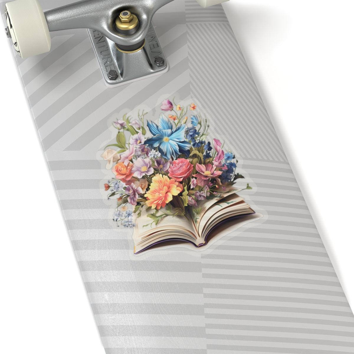 Floral Book Sticker