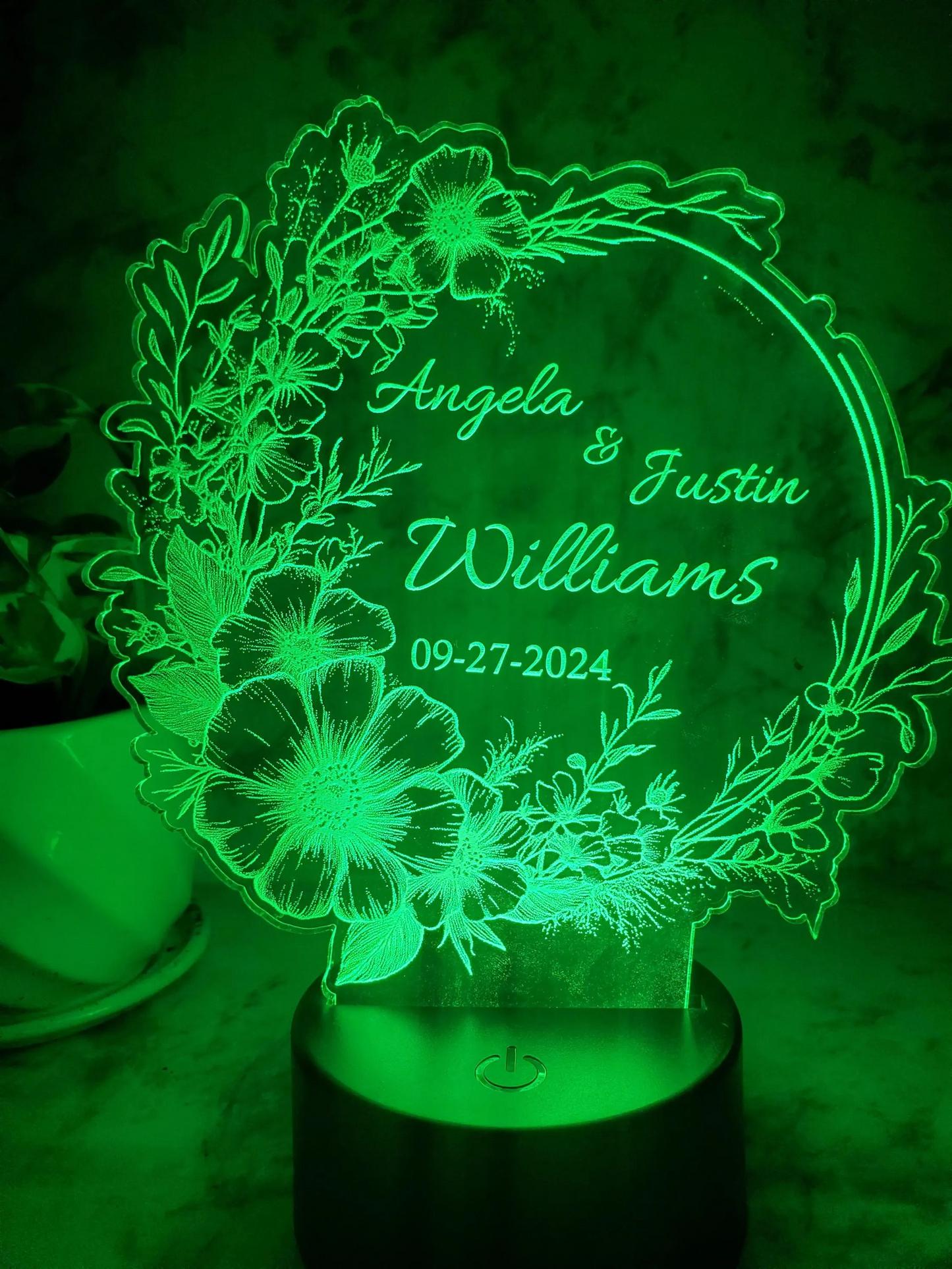 Custom Acrylic LED Couple's Sign
