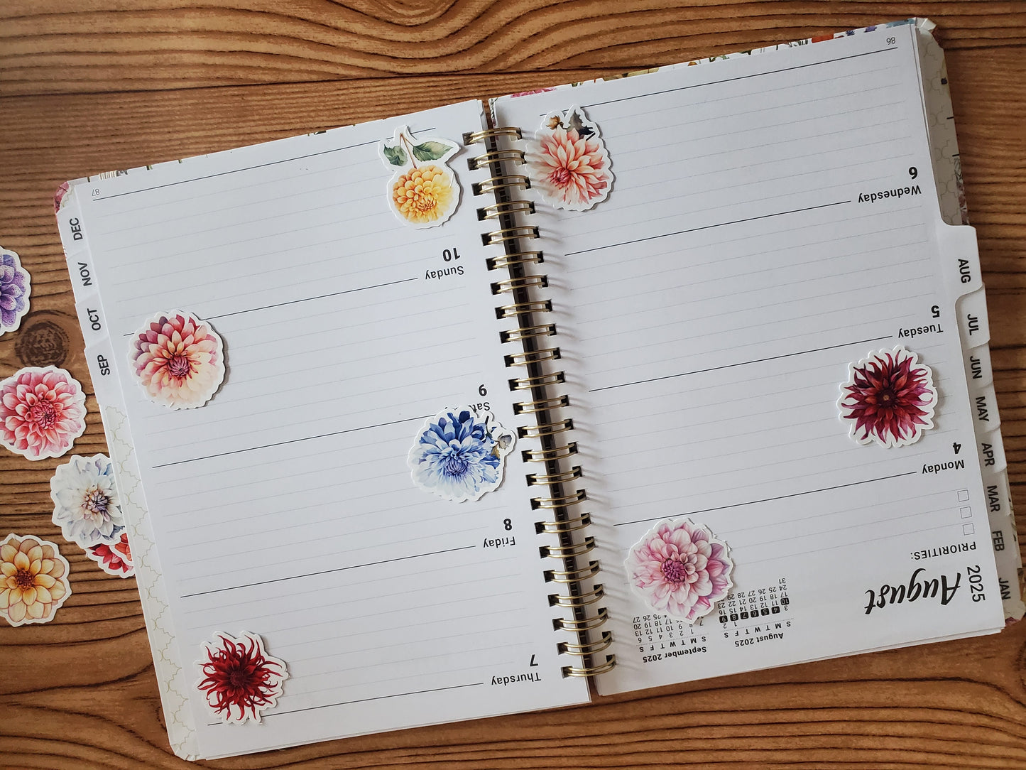Dahlia Sticker Pack