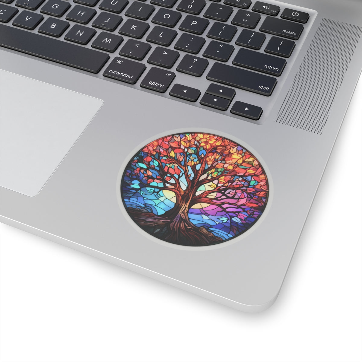 Stained Glass Tree Sticker