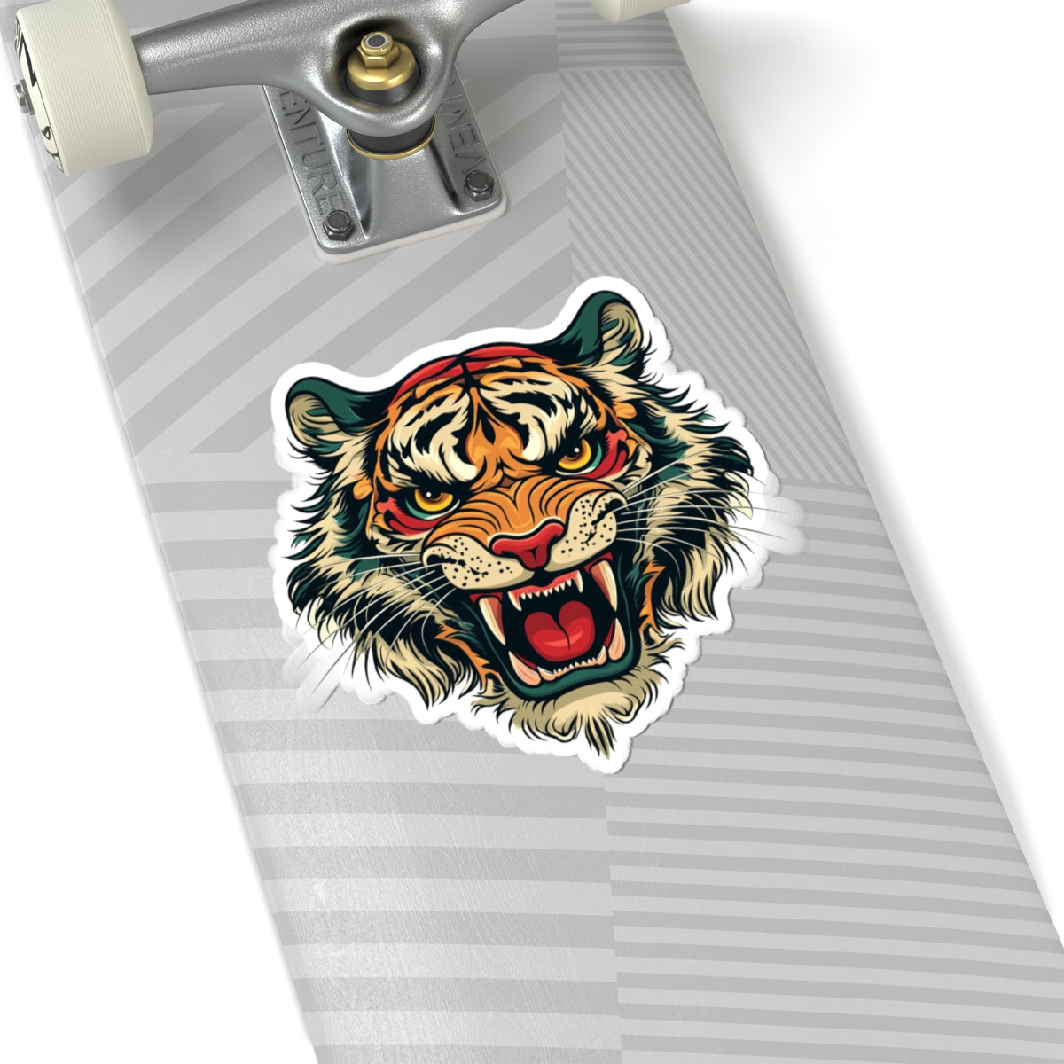 Vintage Tattoo Style Tiger Sticker
