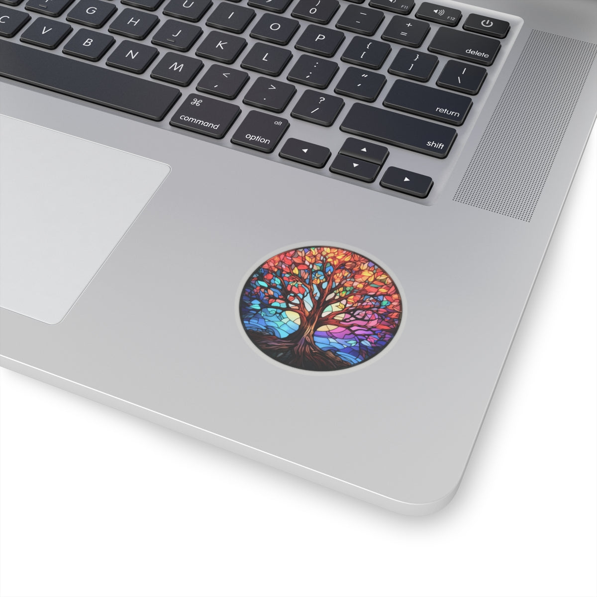 Stained Glass Tree Sticker
